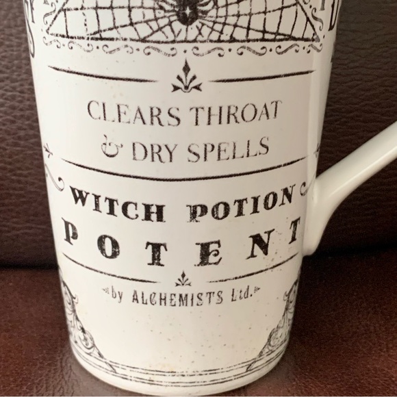 Spiders Fluids 222 Fifth Hallow Apothecary Large Halloween Latte Mug - Picture 5 of 11